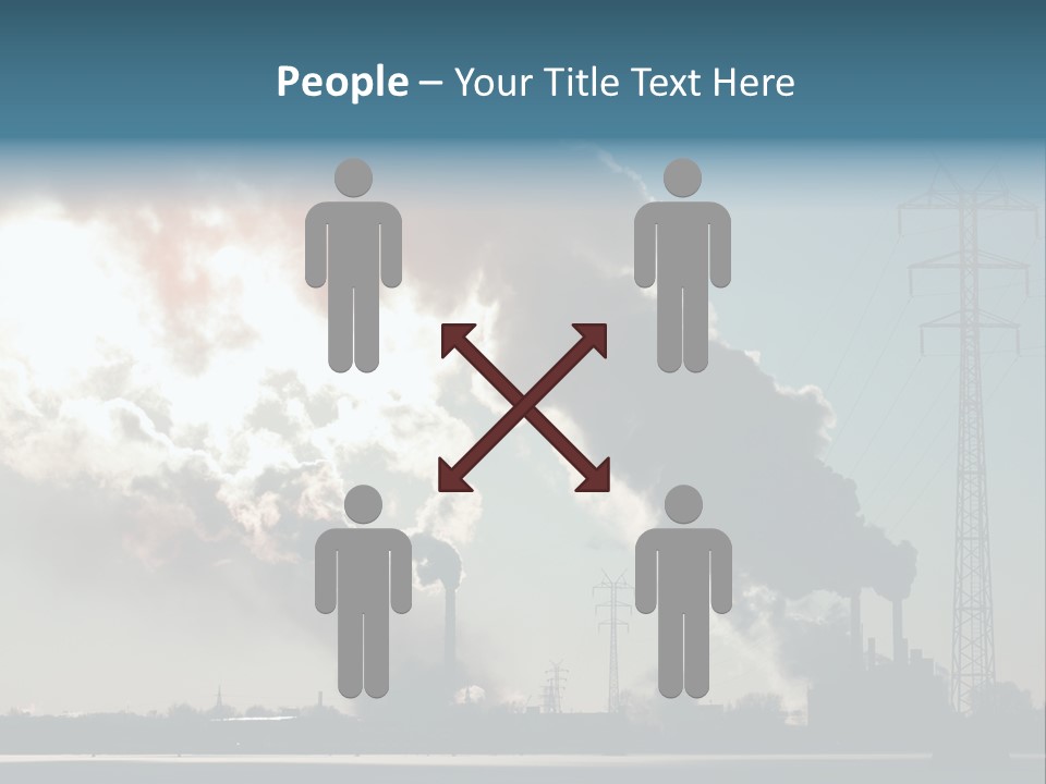 Danger Industrial Smog PowerPoint Template
