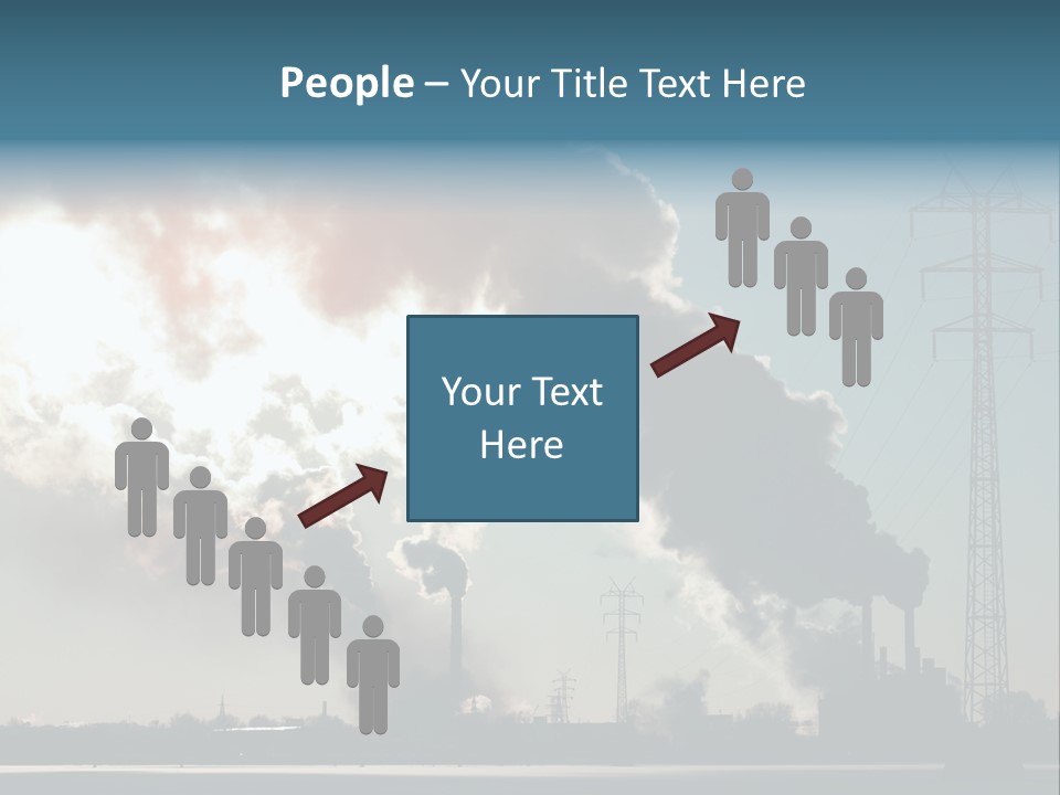 Danger Industrial Smog PowerPoint Template