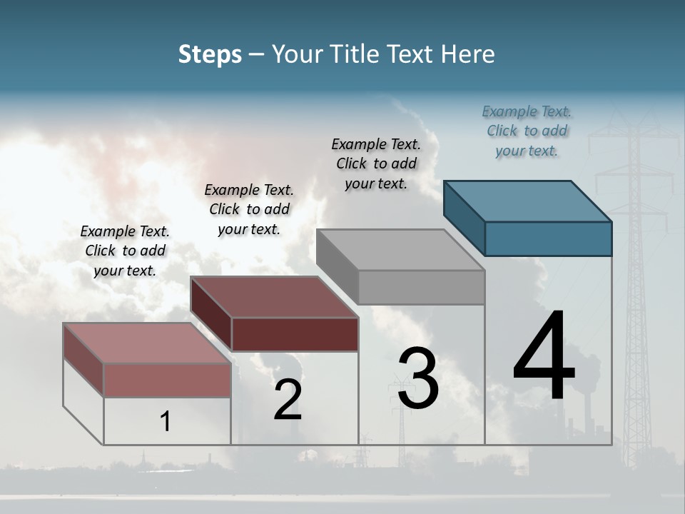 Danger Industrial Smog PowerPoint Template