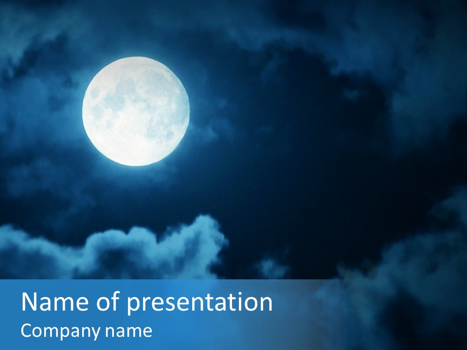 Madness Heaven Astronomy PowerPoint Template