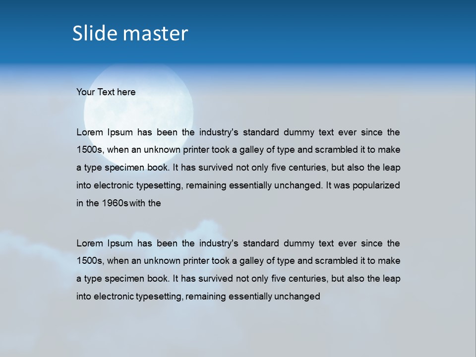 Madness Heaven Astronomy PowerPoint Template