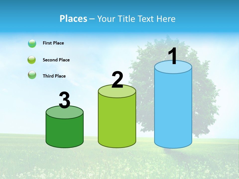 View Park Dandelions PowerPoint Template