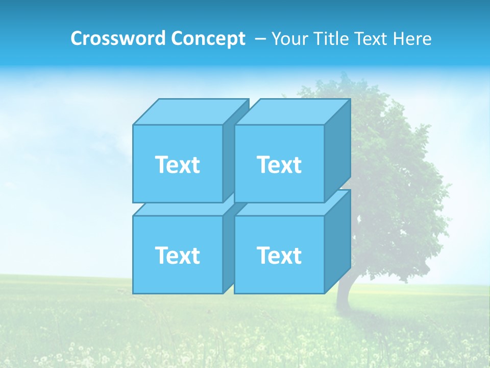 View Park Dandelions PowerPoint Template