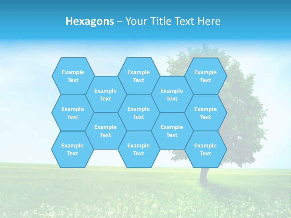 View Park Dandelions PowerPoint Template