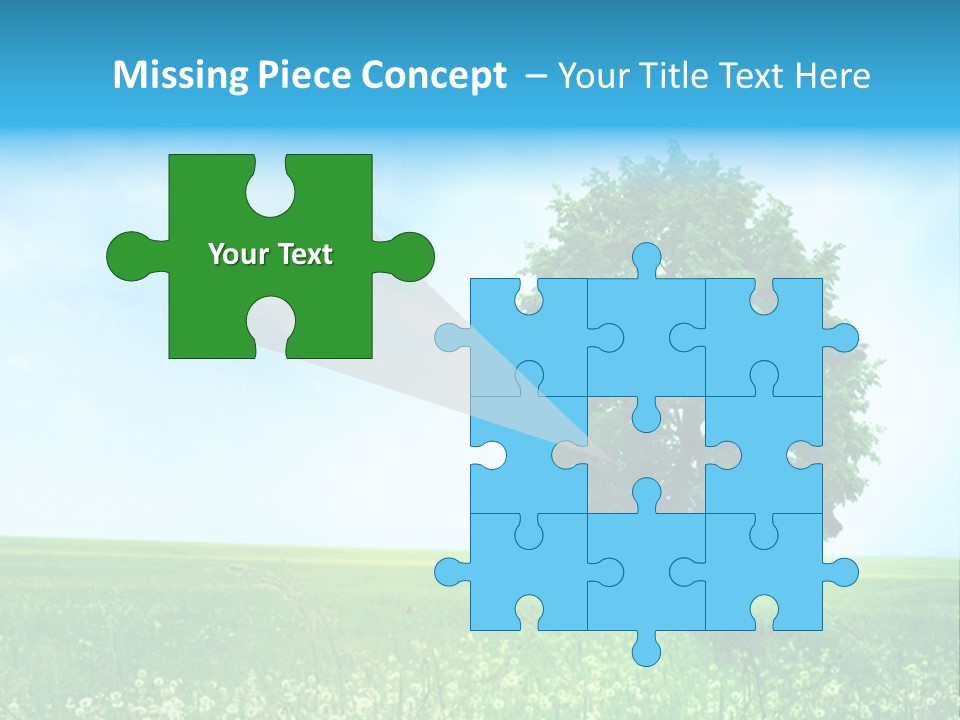 View Park Dandelions PowerPoint Template