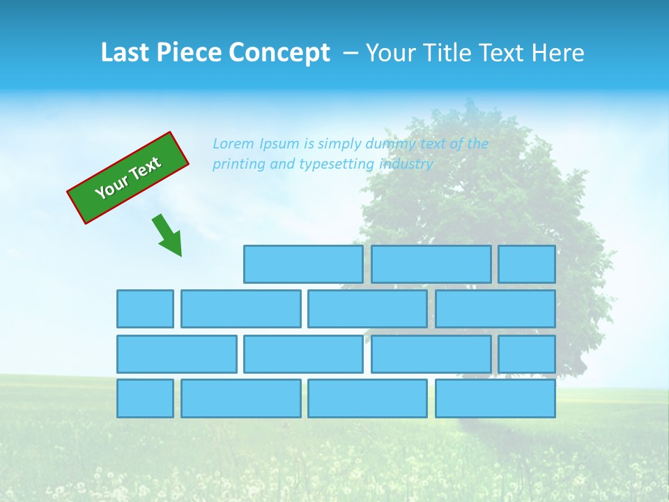 View Park Dandelions PowerPoint Template