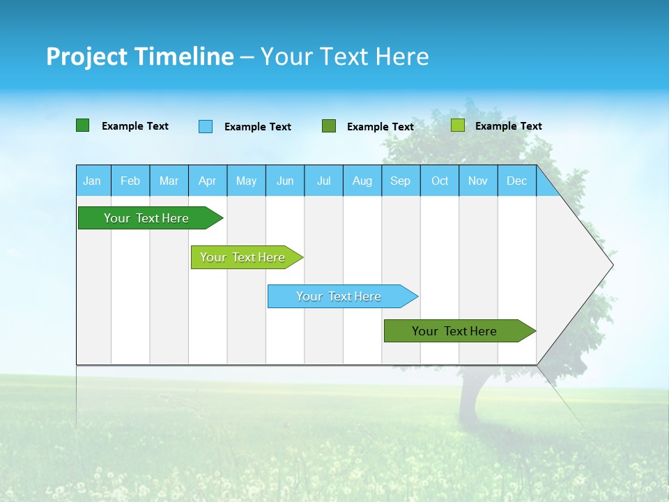 View Park Dandelions PowerPoint Template
