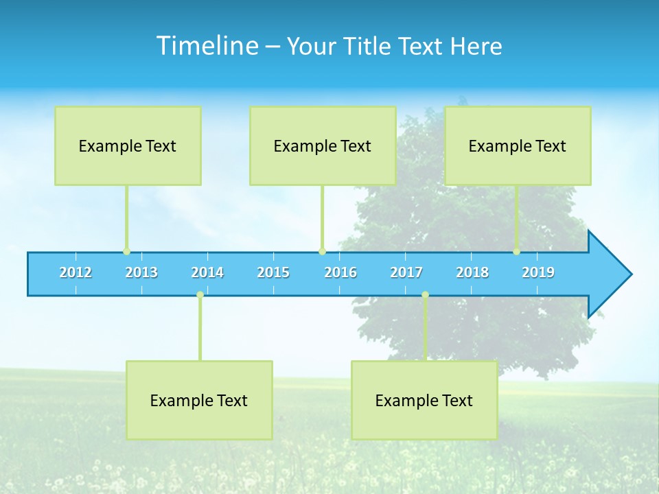 View Park Dandelions PowerPoint Template