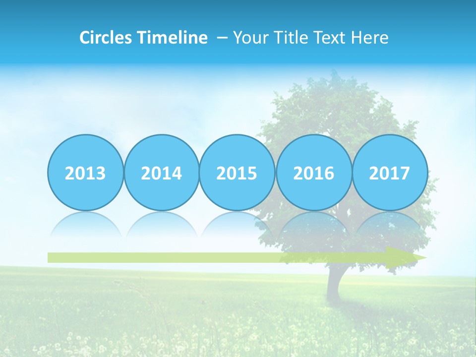 View Park Dandelions PowerPoint Template