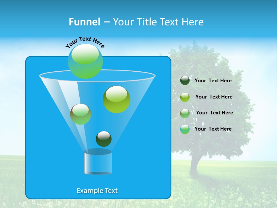 View Park Dandelions PowerPoint Template