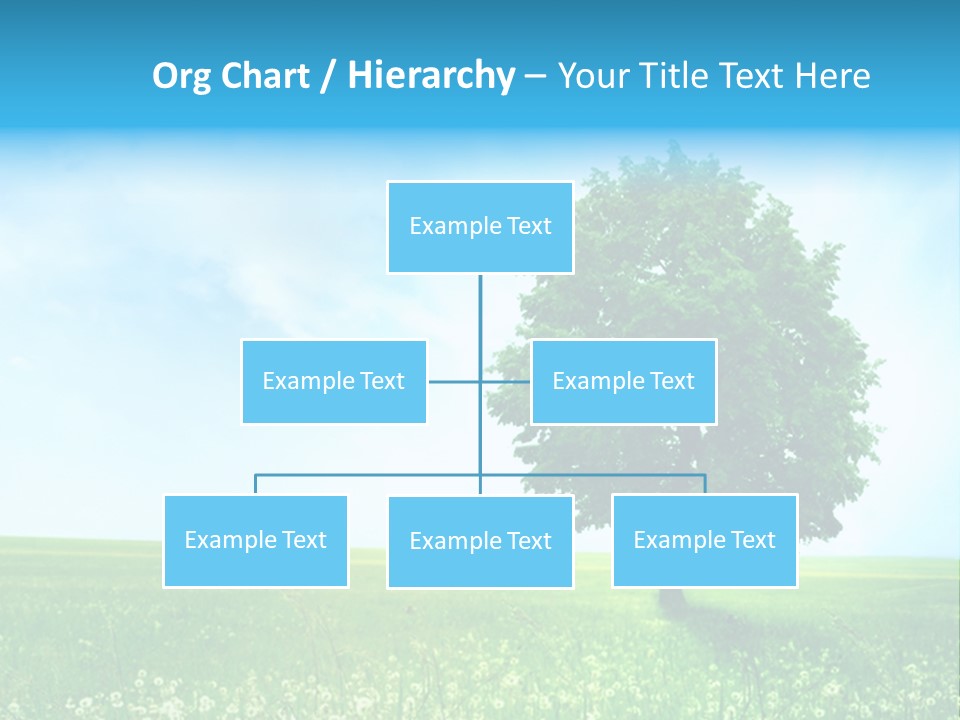 View Park Dandelions PowerPoint Template