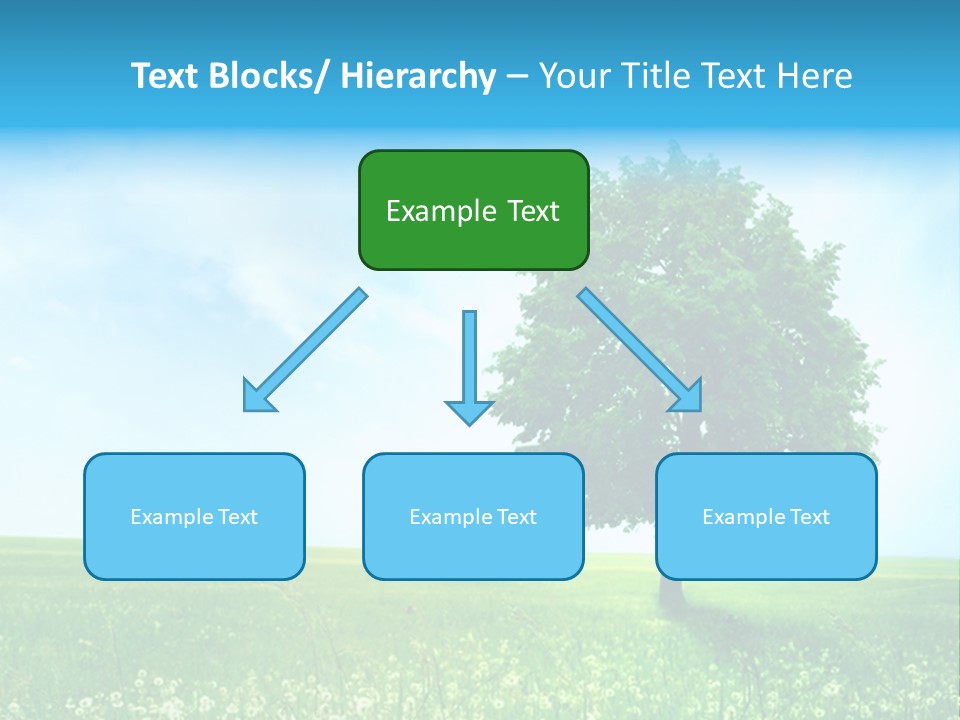View Park Dandelions PowerPoint Template