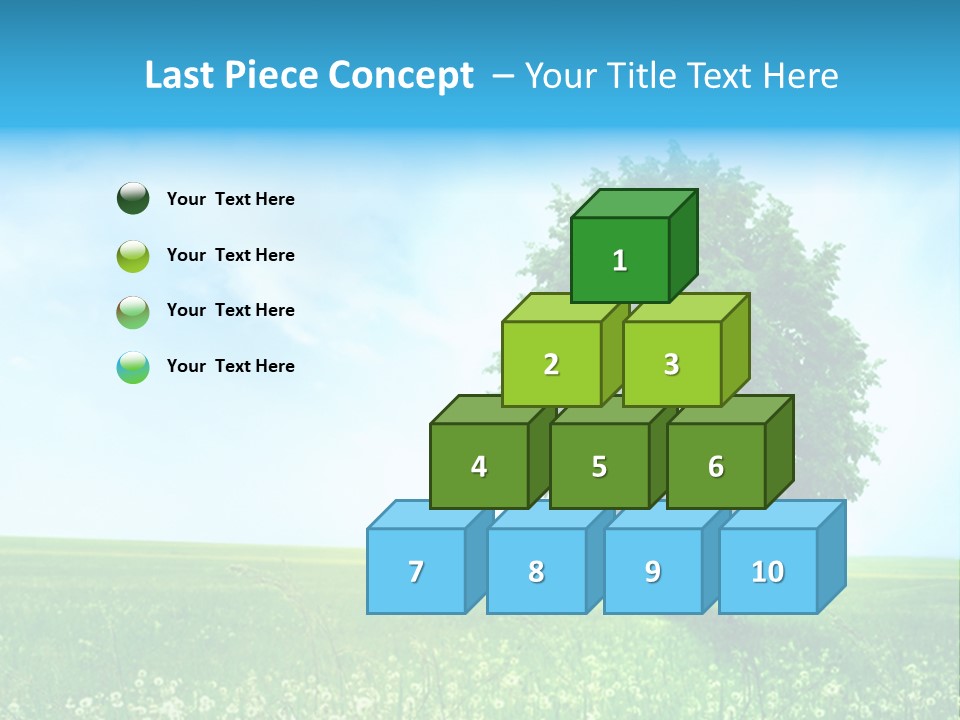 View Park Dandelions PowerPoint Template