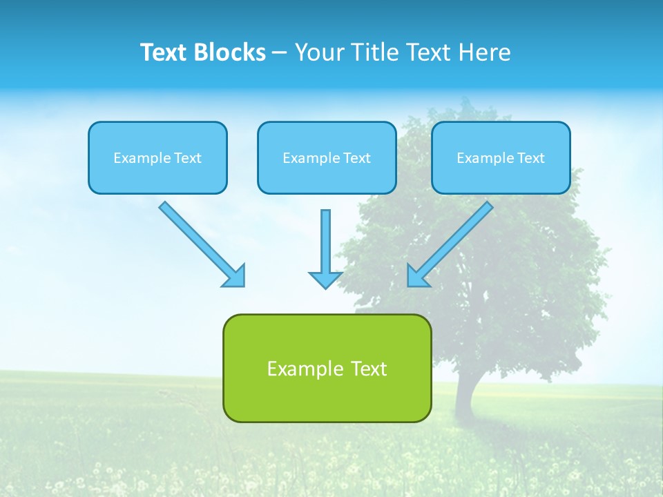 View Park Dandelions PowerPoint Template