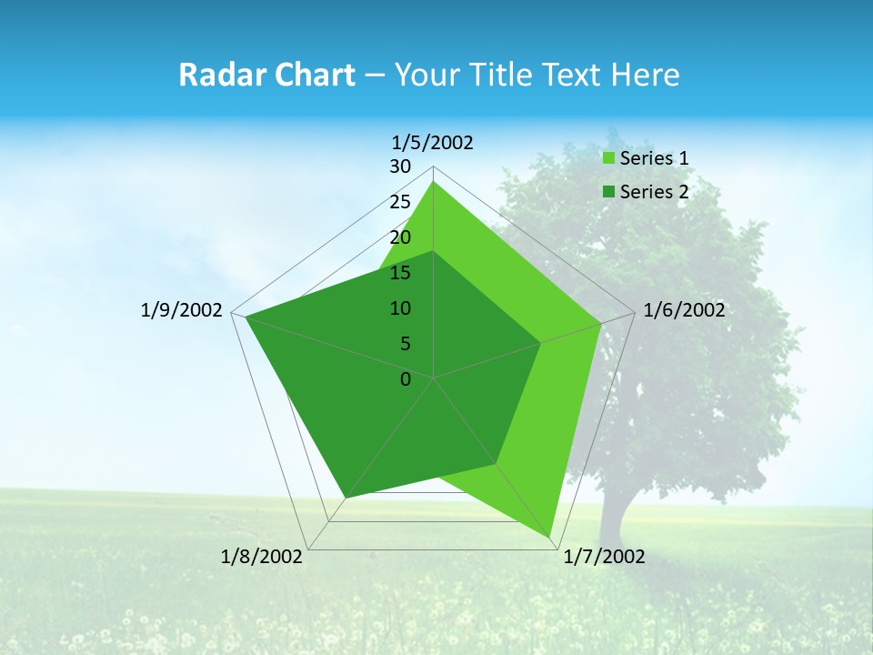 View Park Dandelions PowerPoint Template