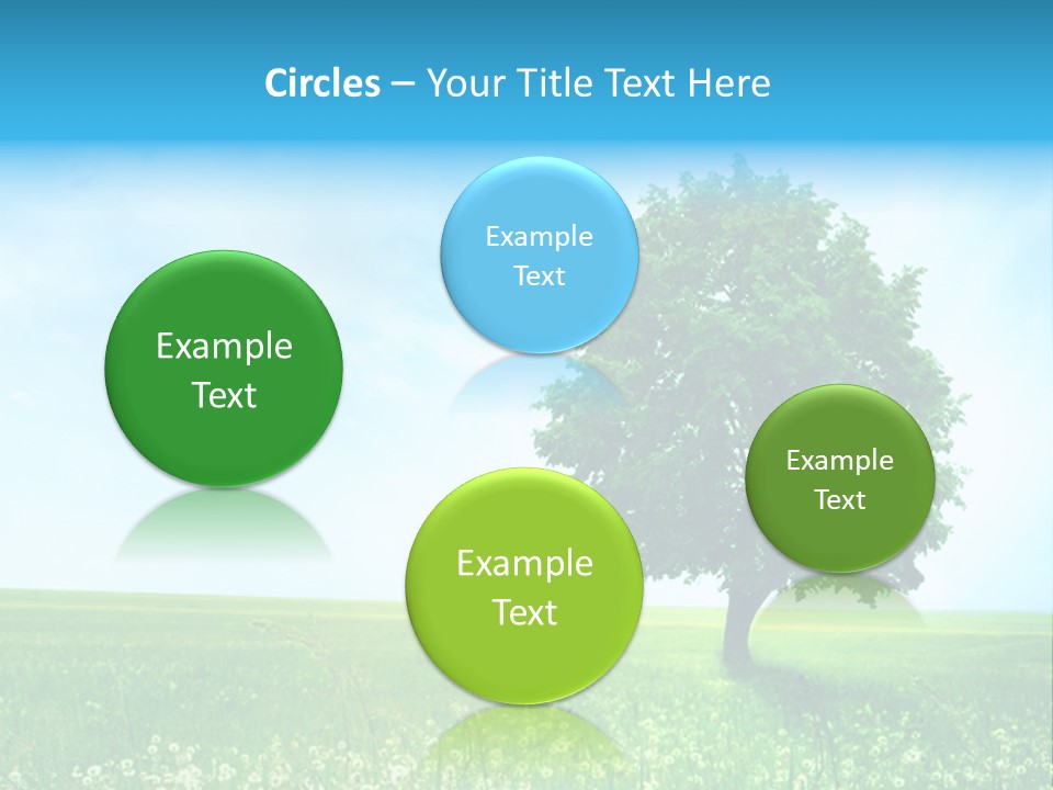 View Park Dandelions PowerPoint Template