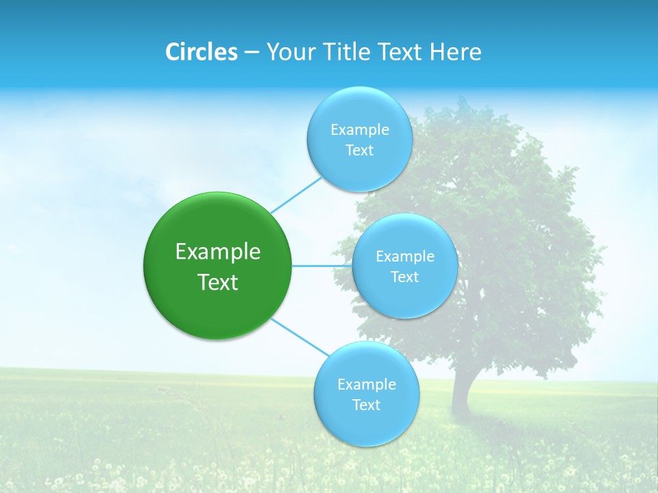 View Park Dandelions PowerPoint Template