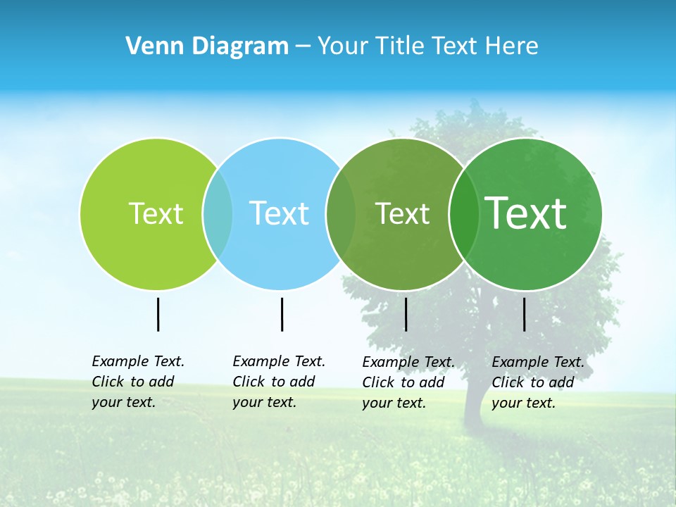 View Park Dandelions PowerPoint Template