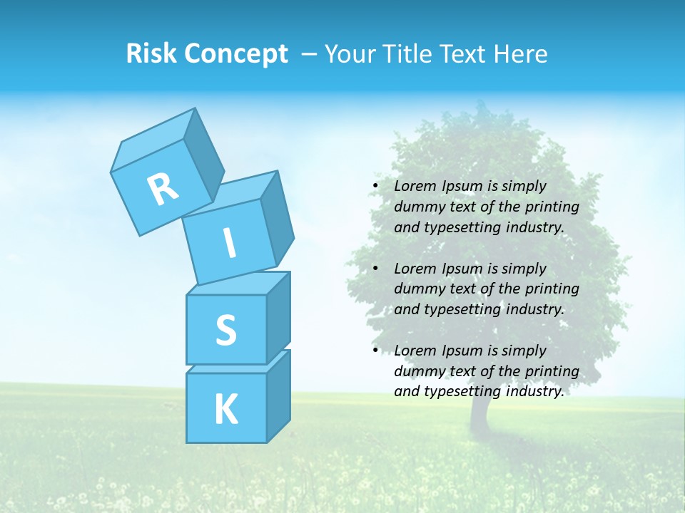 View Park Dandelions PowerPoint Template