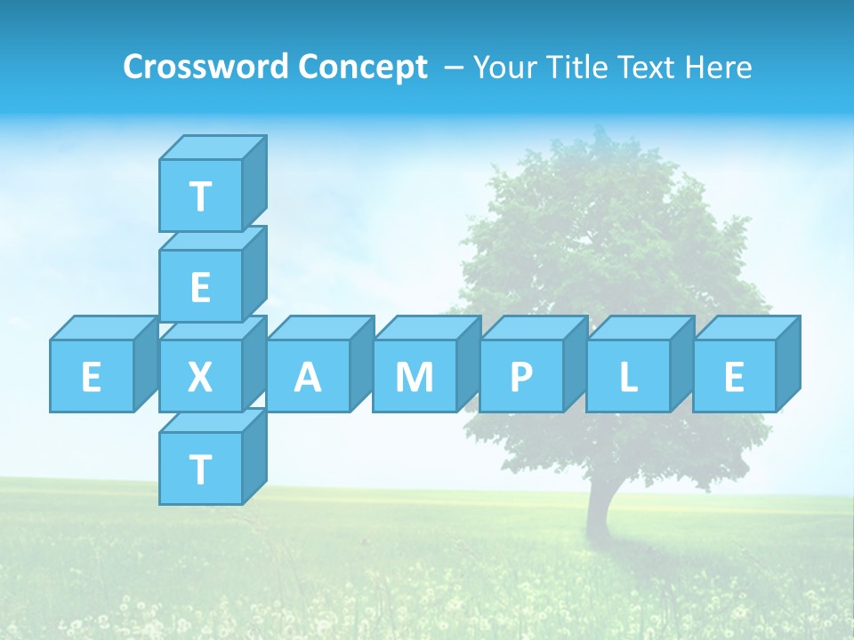 View Park Dandelions PowerPoint Template