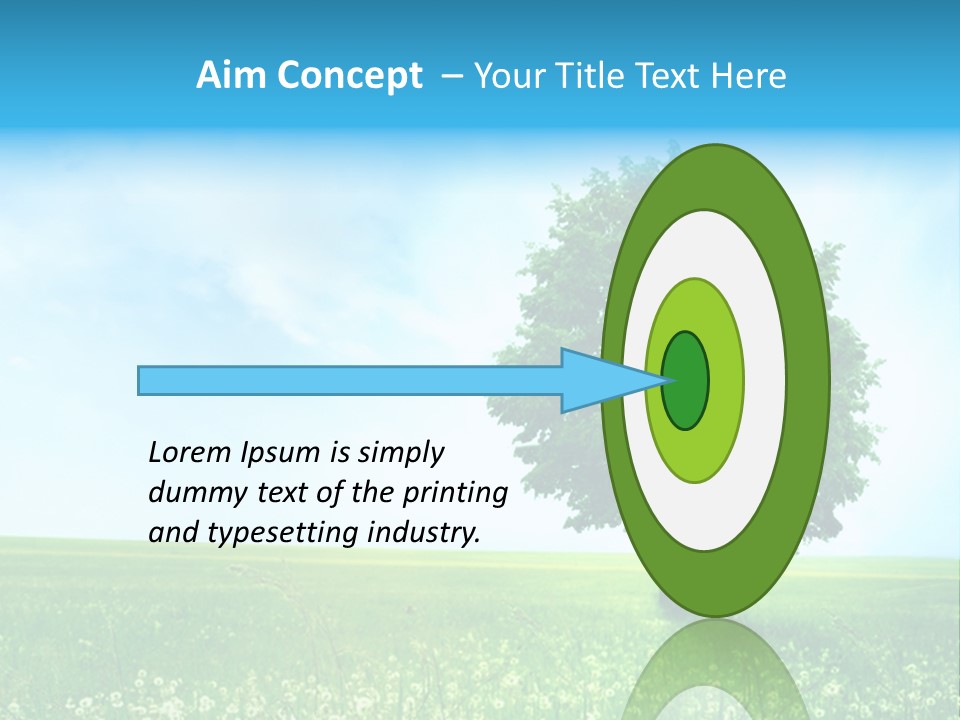 View Park Dandelions PowerPoint Template