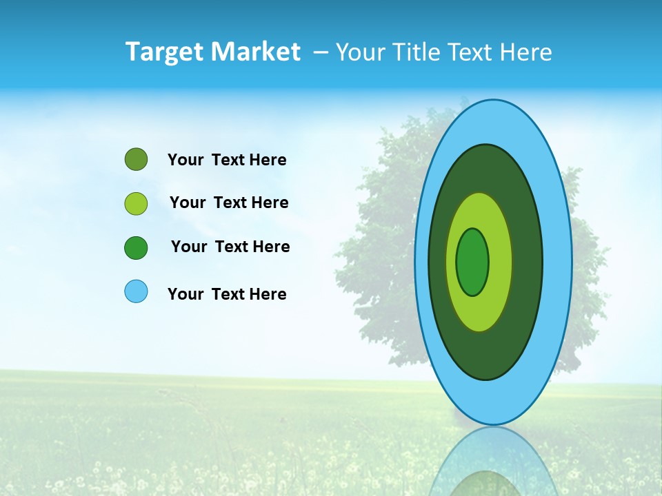 View Park Dandelions PowerPoint Template