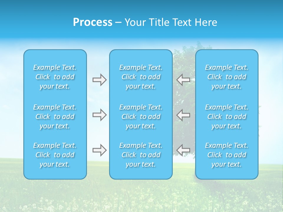 View Park Dandelions PowerPoint Template