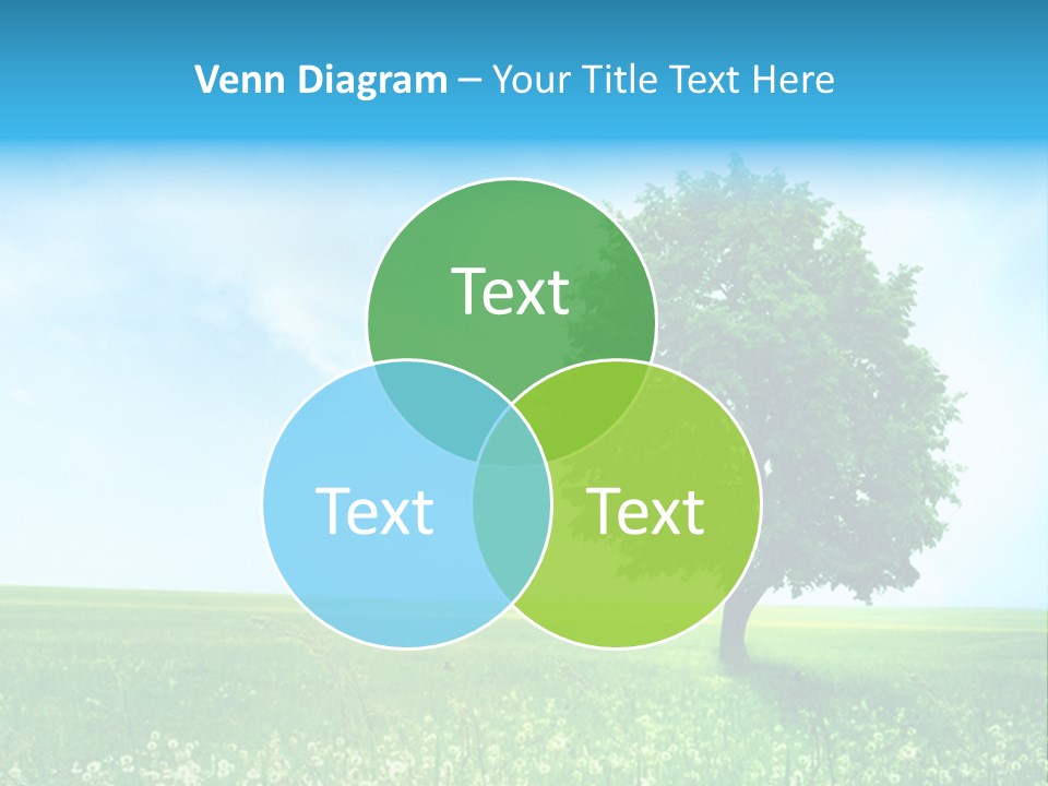 View Park Dandelions PowerPoint Template