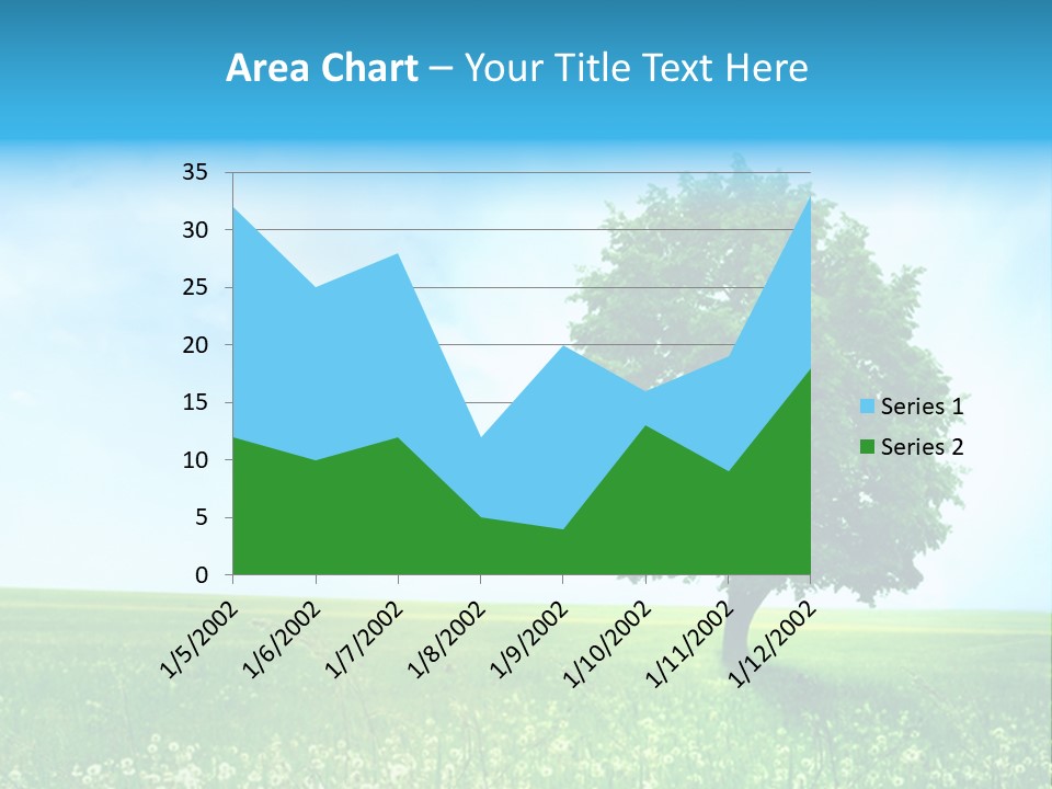 View Park Dandelions PowerPoint Template