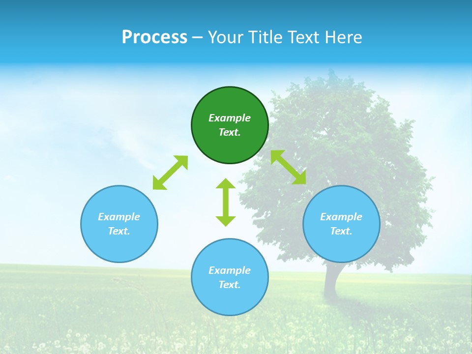View Park Dandelions PowerPoint Template