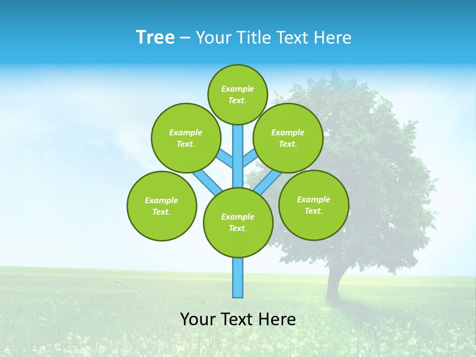 View Park Dandelions PowerPoint Template