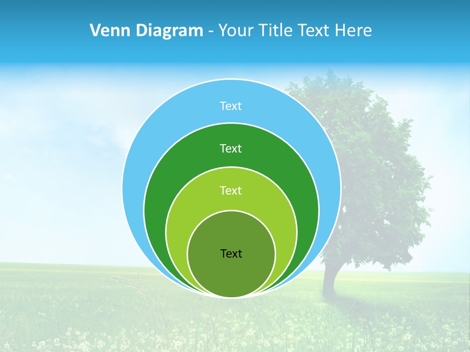View Park Dandelions PowerPoint Template