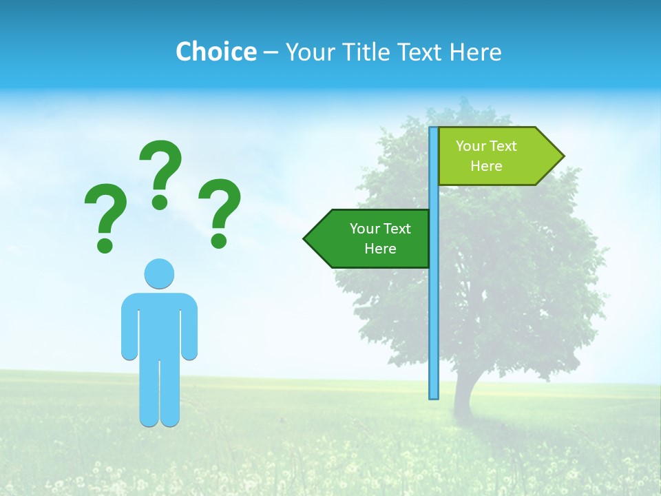 View Park Dandelions PowerPoint Template