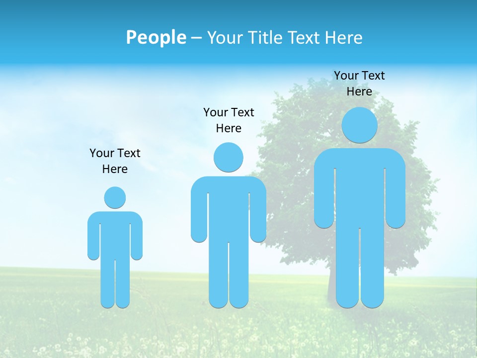 View Park Dandelions PowerPoint Template