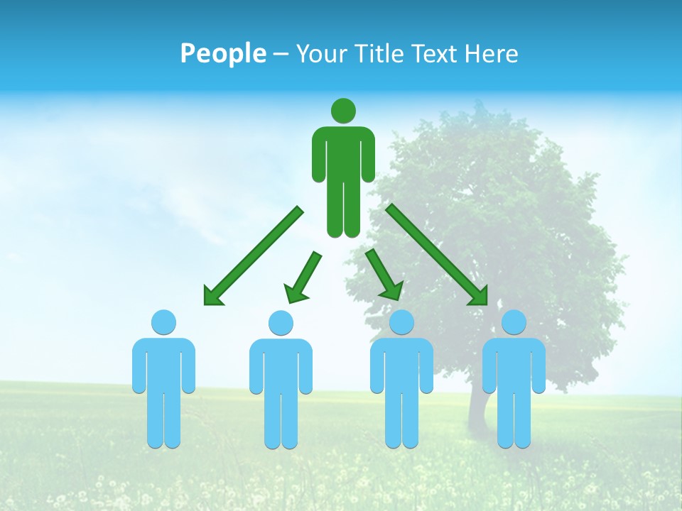 View Park Dandelions PowerPoint Template