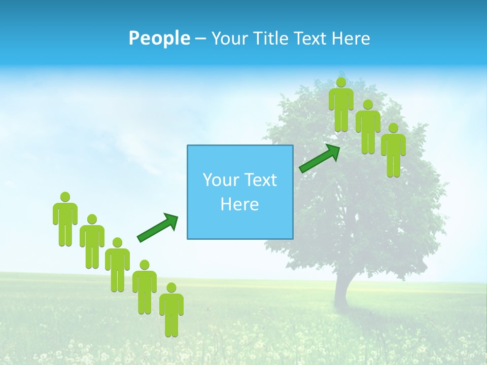 View Park Dandelions PowerPoint Template