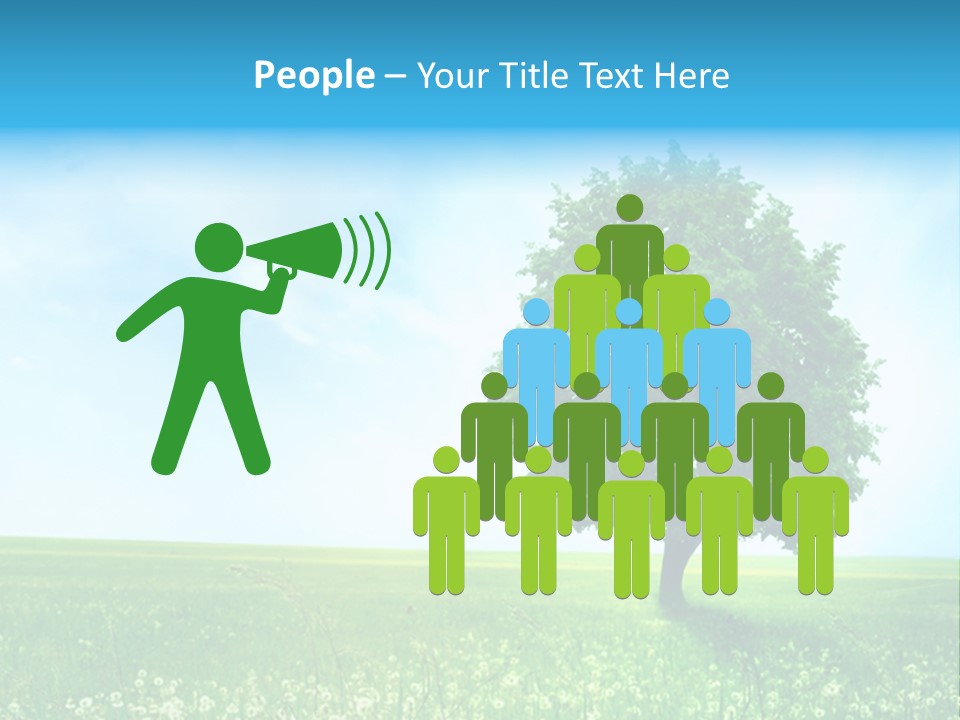 View Park Dandelions PowerPoint Template