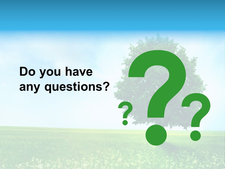 View Park Dandelions PowerPoint Template