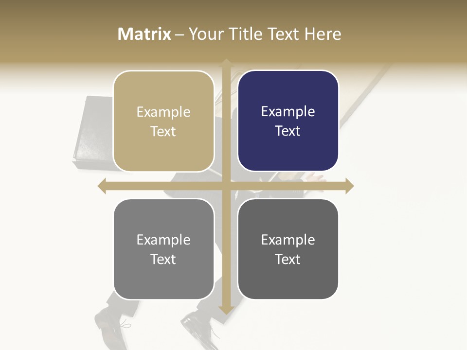 Negative Business Concept Male PowerPoint Template