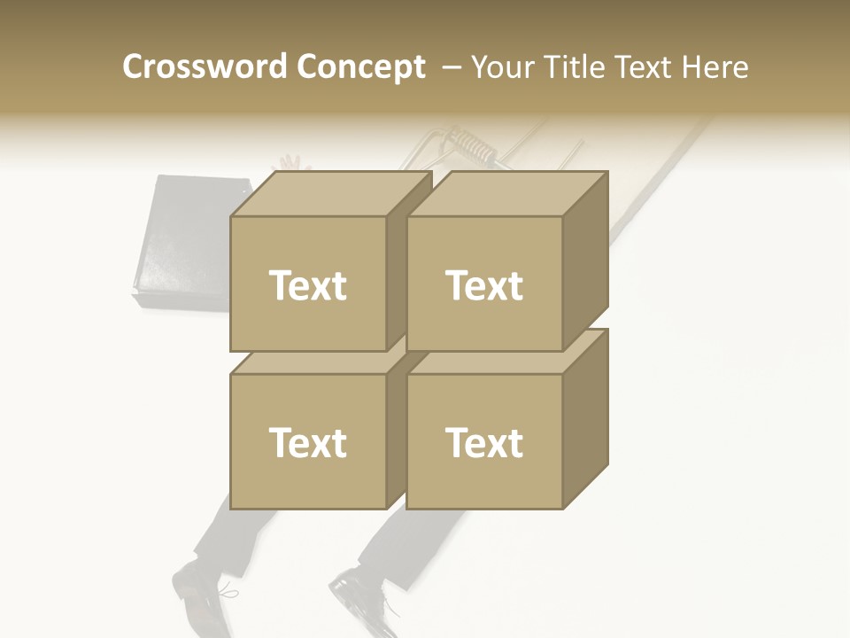 Negative Business Concept Male PowerPoint Template