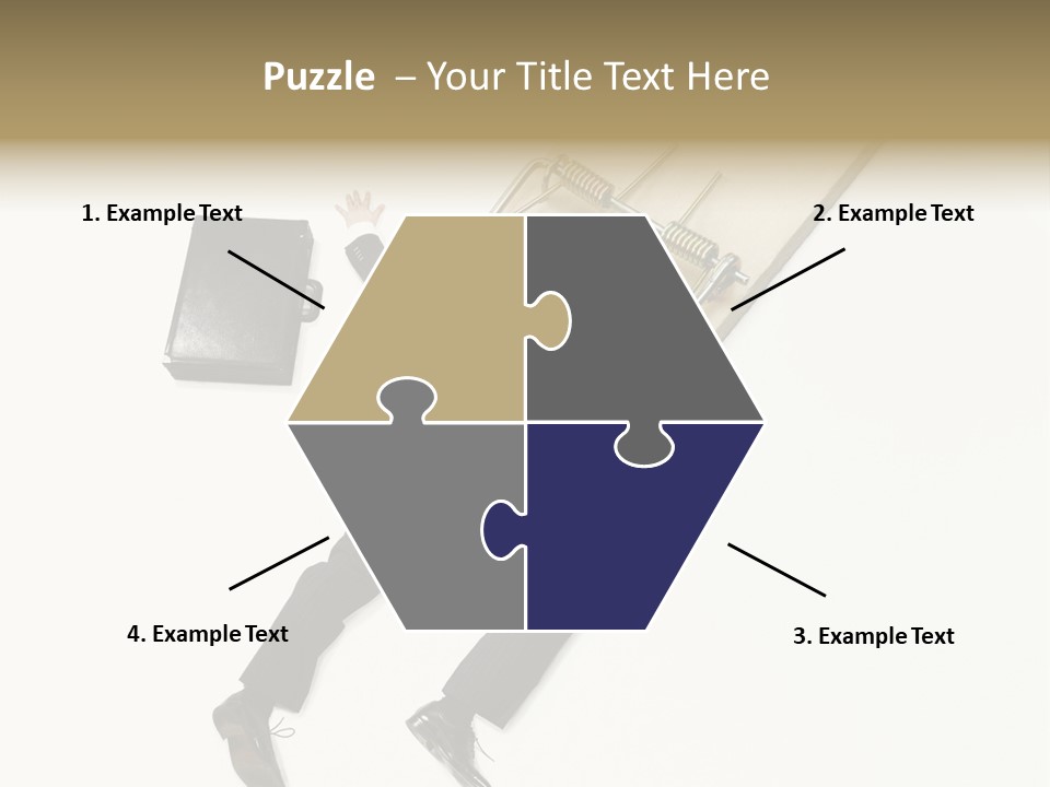 Negative Business Concept Male PowerPoint Template