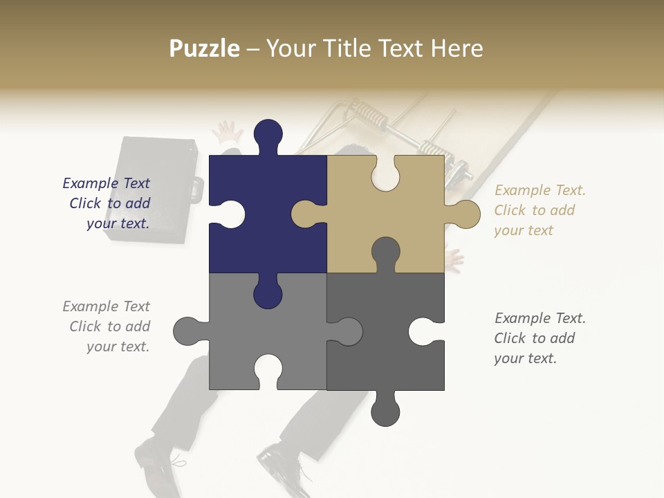 Negative Business Concept Male PowerPoint Template