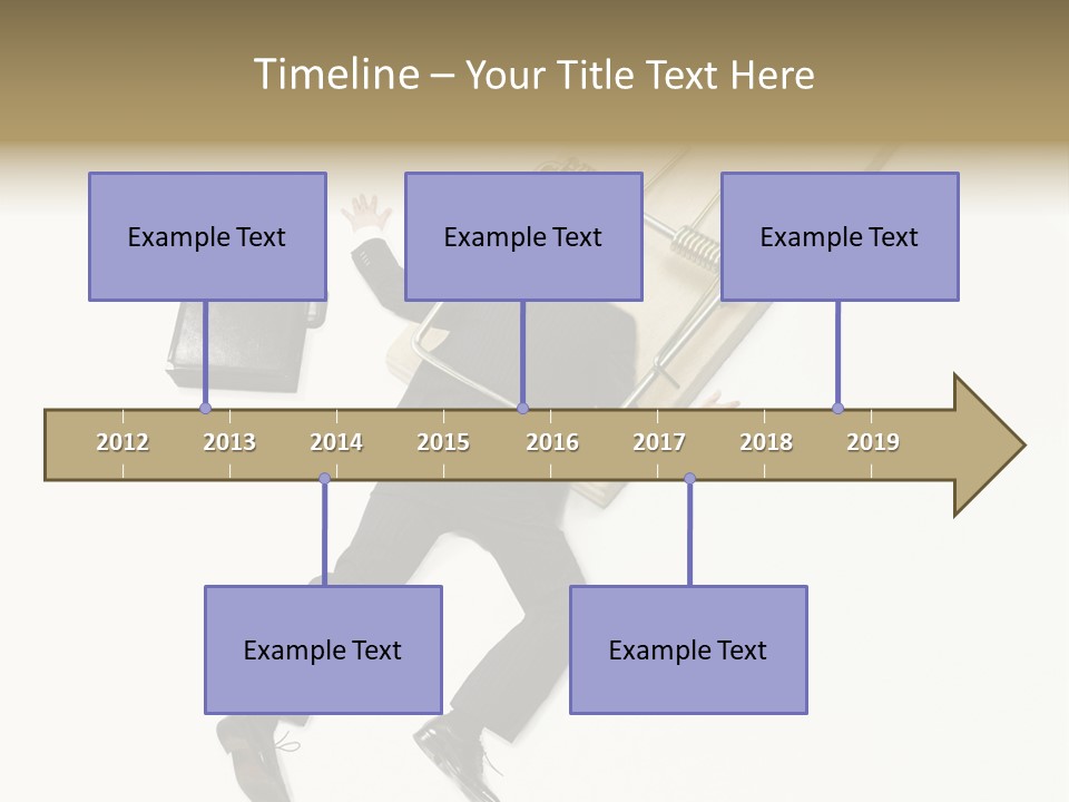 Negative Business Concept Male PowerPoint Template