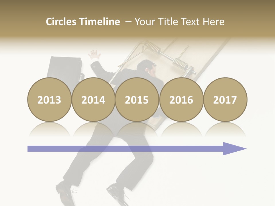 Negative Business Concept Male PowerPoint Template