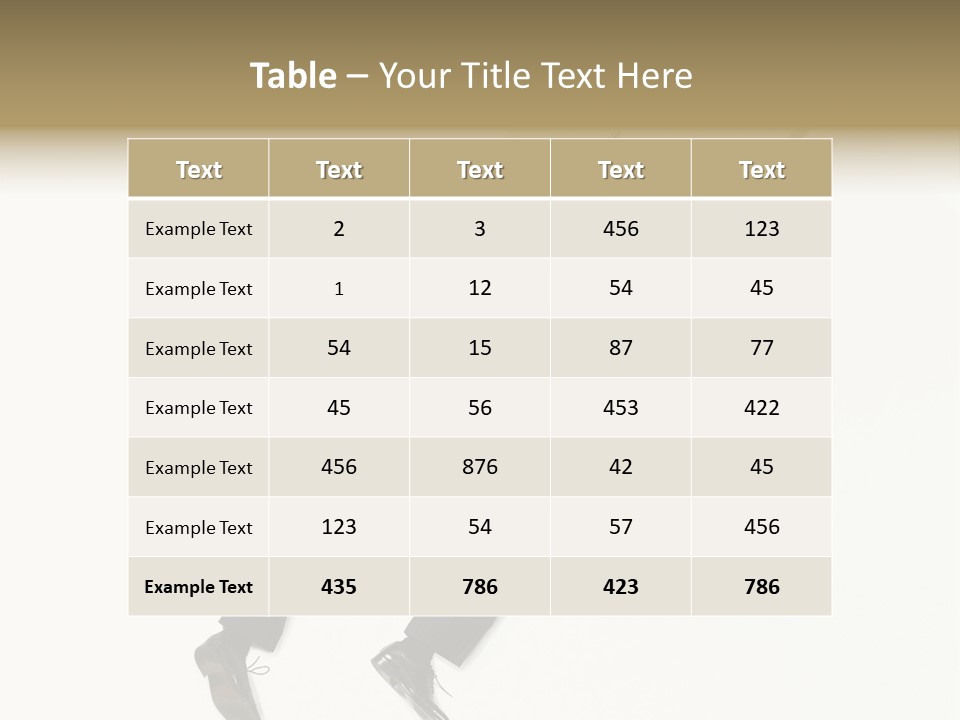 Negative Business Concept Male PowerPoint Template