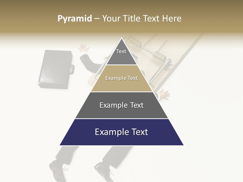 Negative Business Concept Male PowerPoint Template