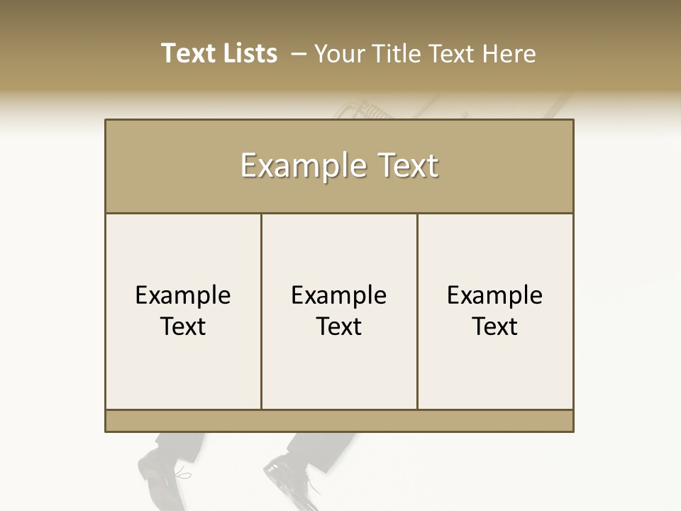 Negative Business Concept Male PowerPoint Template