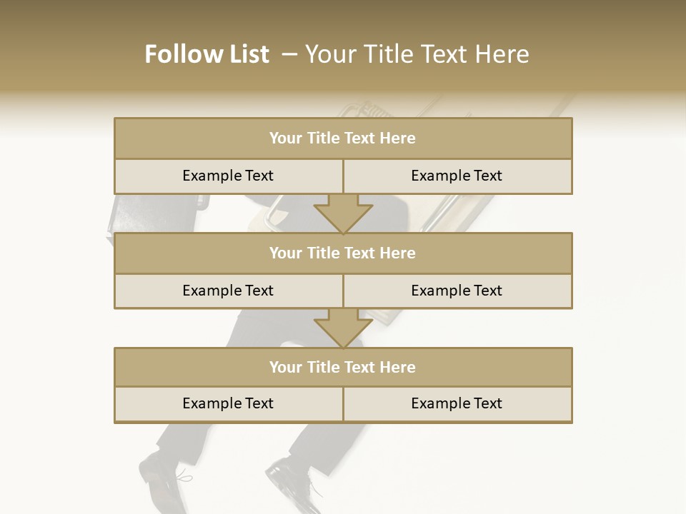 Negative Business Concept Male PowerPoint Template
