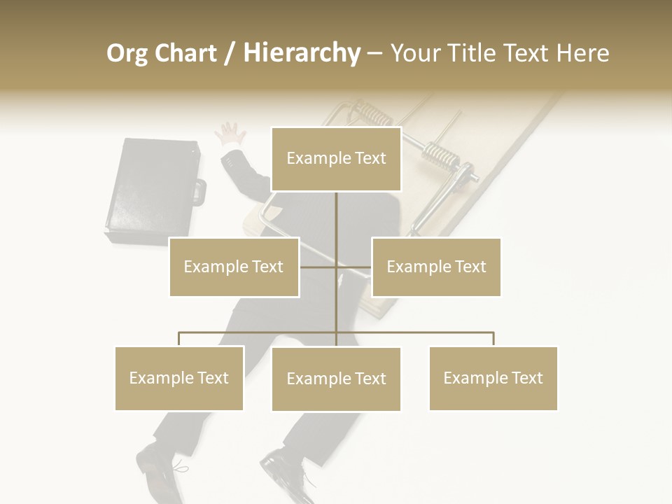 Negative Business Concept Male PowerPoint Template