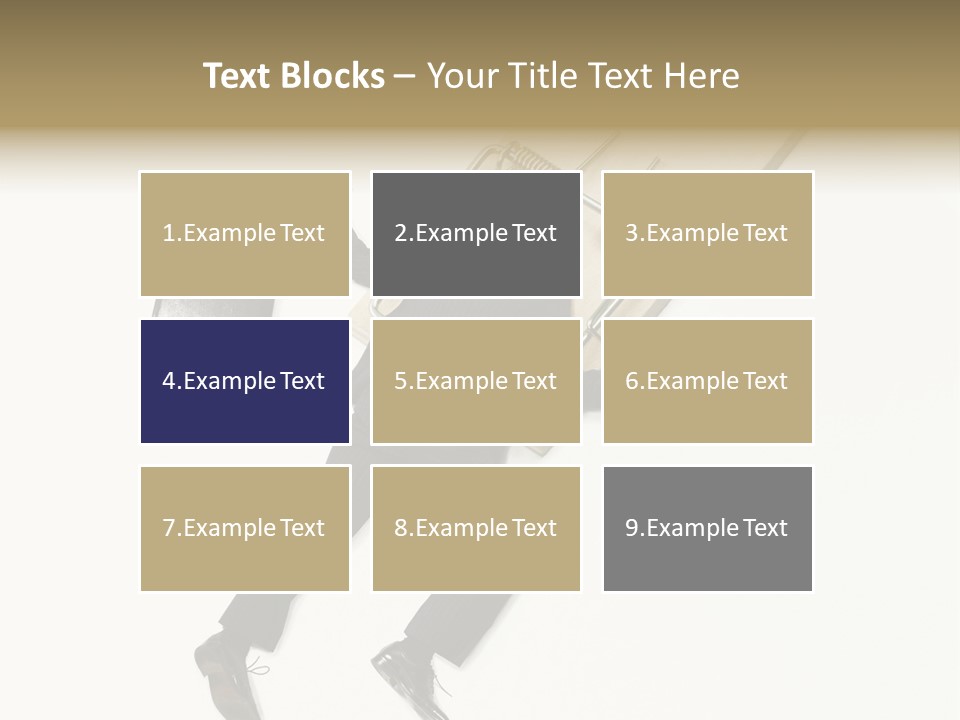 Negative Business Concept Male PowerPoint Template